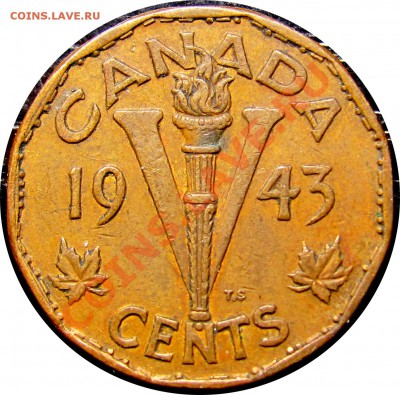 G20 Канада 5¢ 1943 Tombac George VI до 26.01 в 22°° - G20 5c 1943_2