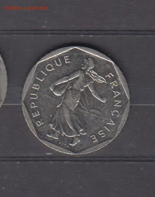 Франция 1998 2 франка до 04 06 - 539а