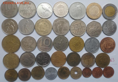 100 иностранных монет №3 до 06.06.2024 г 22-00 мск - 100 монет №3 1