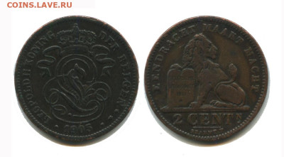 Бельгия 2 сантима 1905, 07.06.2024 22.00 мск - бельгия 2 сантимов 1905
