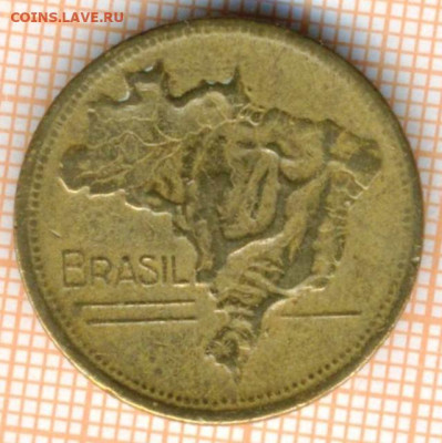 Бразилия 2 крузейро 1949 г., до 10.06.2024 г. в 22.00 по Мос - Бразилия 2 крузейро 1949 723а