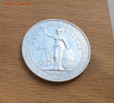 Крона Шайба Великобритания Торговый доллар 1911 Корабль - krona_shajba_velikobritanija_torgovyj_dollar_1911_korabl_parusnik_serebro_xf (2)