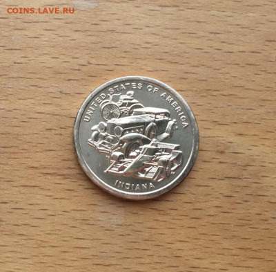 США 1 доллар 2023 Инновации - Автомобильная промышленность D - ssha_1_dollar_2023_innovacii_avtomobilnaja_promyshlennost_dvor_d