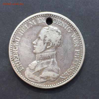 1 Талер 1821, Фридрих Вильгельм III, с подвеса, до 14.06.24 - 1645F127-75BA-4D74-944C-06B40E4758CE
