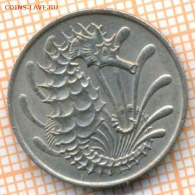 Сингапур 10 центов 1967 г., до 14.06.2024 г. в 22.00 по Моск - Сингапур 10 центов 1967 722а