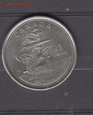 КАнада 2004  25ц 100 лет 1-му французкому посклению до 14 06 - 158а