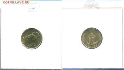 Вануату 1 вату 1990 Ракушка UNC	 до 	16.06.24	 22:00 МСК - М_01