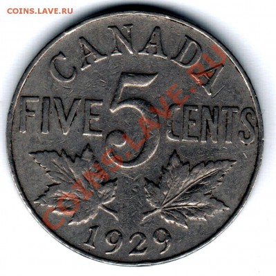 G21 Канада 5¢ 1929 до 26.01 в 22°° - G21 5c 1929_1