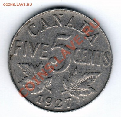 G25 Канада 5¢ 1927 до 26.01 в 22°° - G25 5c 1927_1