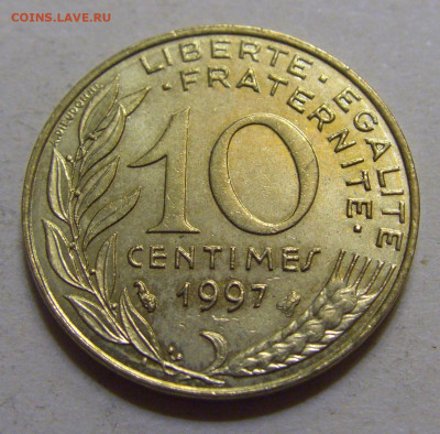 10 сантим 1997 Франция №2 15.06.2024 22:00 МСК - CIMG8938.JPG