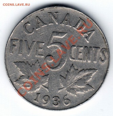 G26 Канада 5¢ 1936 до 26.01 в 22°° - G26 5c 1936_1