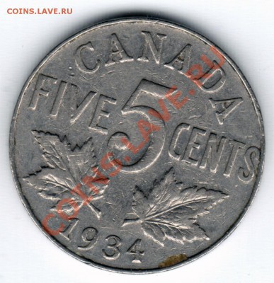 G28 Канада 5¢ 1934 до 26.01 в 22°° - G28 5c 1934_1
