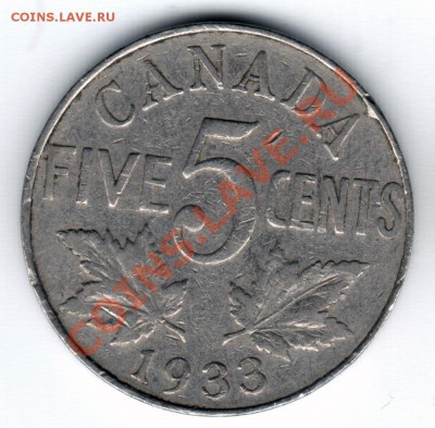 G29 Канада 5¢ 1933 до 26.01 в 22°° - G29 5c 1933_1
