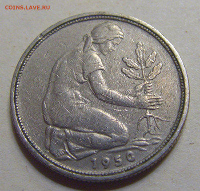 50 пфеннигов 1950 F ФРГ №1  17.06.24 22:00 М - CIMG9180.JPG