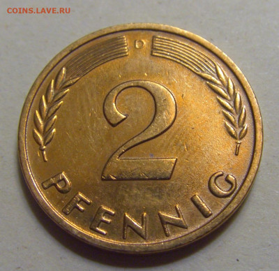 2 пфеннига 1965 D ФРГ №1  17.06.24 22:00 М - CIMG9202.JPG