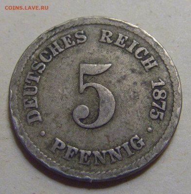 5 пфеннигов 1875 В Германия №1 17.06.24 22:00 М - CIMG9222.JPG