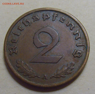 2 пфеннига 1938 F Германия №1 17.06.24 22:00 М - CIMG9254.JPG