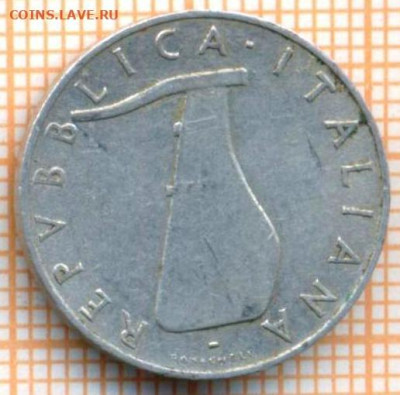 Италия 5 лир 1953 г., до 18.06.2024 г. в 22.00 по Москве - Италия 5 лир 1953 786а