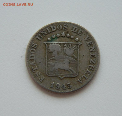 Венесуэла 5 сентимо 1945 г. до 19.06.24 - DSCN8614.JPG