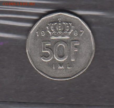 Люксембург 1987 50фр до 19 06 - 52а