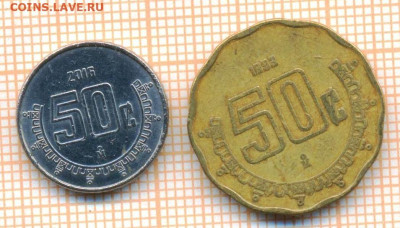Мексика 50 сентаво 1993,2016 г., до 20.06.2024 г. в 22.00 по - Мексика 50 сентаво 1993,2016 808