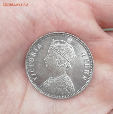 Рупия 1862 Брит. Индия до 19.06.2024 22-00 по МСК - Индия 1