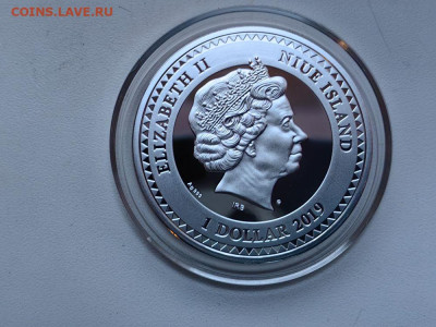 1долл 2019 Ниуэ Климт. Портрет Евгении Примавези, Ag999 - ЯЯ Климт Примавези-3