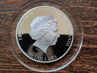 20дол 2015 О-ва Кука, Кувшинки. Клод Моне, Ag999, до 21.06 - ЯЯ КУК Кувшинки-3