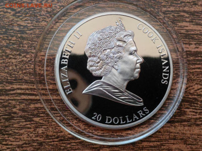 20дол 2011 О-ва Кука, Синий конь. Франц Марк,Ag999, до 21.06 - ЯЯ КУК Синий конь-3