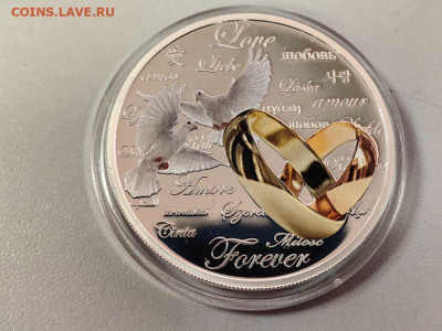 2 дол 2011 Ниуэ, Любовь навсегда. Свадьба, Ag999, до 21.06 - ЯЯ Любовь навсегда-2