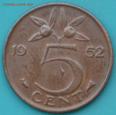 Нидерланды 5 центов 1952. - DSC_0846.JPG