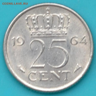 Нидерланды 25 центов 1964. - DSC_0852.JPG