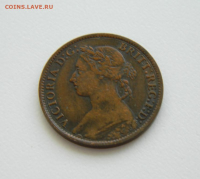 Великобритания 1 фартинг 1885 года. - DSCN8758.JPG