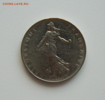 Франция 1 франк 1966 г. до 20.06.24 - DSCN0107.JPG
