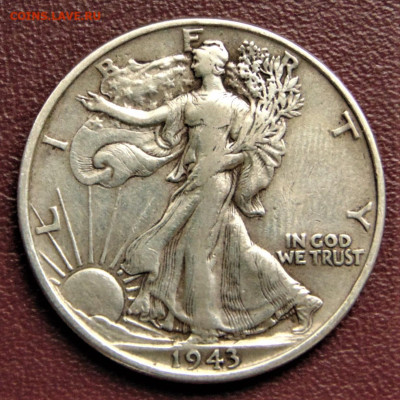 50 центов  1943 год. США  До 18.06.24 год в 22.15 МСК - 1943.b087e0470aed4308772ba9e27203a416