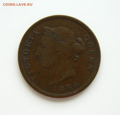 Британский Кипр 1 пиастр 1886 года. - DSCN8737.JPG