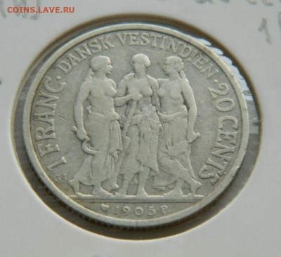 Датская Вест-Индия 20 центов 1905 года. - DSCN8782.JPG