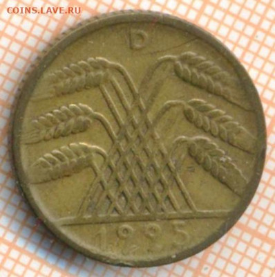 Германия 10 рейхспф 1925 г., до 23.06.2024 г. в 22.00 по Мос - Германия 10 пф 1925 908