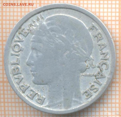Франция 2 франка 1941 г., до 23.06.2024 г. в 22.00 по Москве - Франция 2 франка 1941 914а
