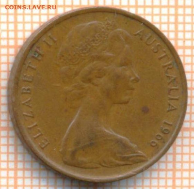 Австралия 2 цента 1966 г., до 23.06.2024 г. в 22.00 по Москв - Австралия 2 цента 1966 928