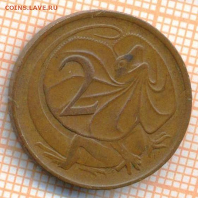 Австралия 2 цента 1966 г., до 23.06.2024 г. в 22.00 по Москв - Австралия 2 цента 1966 928а