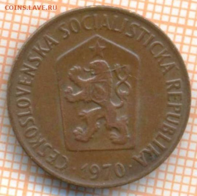 Чехословакия 50 геллеров 1970 г., до 23.06.2024 г. в 22.00 п - Чехословакия 50 геллеров 1970 932
