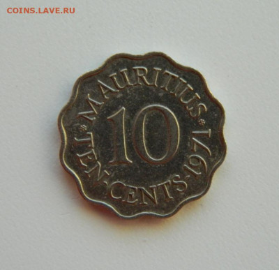 Британский Маврикий 10 центов 1971 г. до 20.06.24 - DSCN9973.JPG
