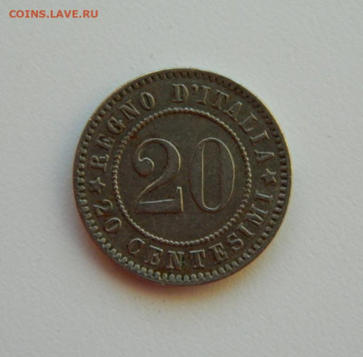 Италия 20 чентезимо 1894 г. до 20.06.24 - DSCN9894.JPG