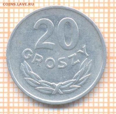 Польша 20 грошей 1949 г., до 23.06.2024 г. в 22.00 по Москв - Польша 20 грошей 1949 942