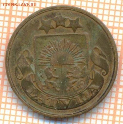 Латвия 2 сантима 1922 г., до24.06.2024 г. в 22.00 по Москве - Латвия 2 сантима 1922 957а