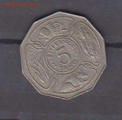 Танзания 1972 5 шиллингов до 24 06 - 17