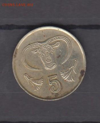 Кипр 1987 5 центов до 24 06 - 190