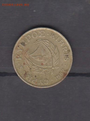 Кипр 1987 5 центов до 24 06 - 190а