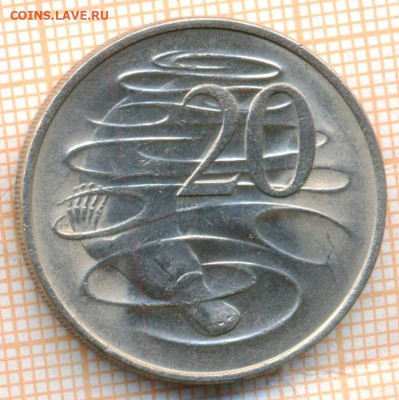 Австралия 20 центов 1981 г., до 26.06.2024 г. в 22.00 по Мос - Австралия 20 центов 1981 1016а